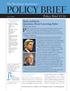 POLICY BRIEF. Bush and Kerry: Questions About Governing Styles CHARLES O. JONES. The Brookings Institution. June 2004 Policy Brief #134