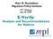 Marc R. Rosenblum. MPI Webinar July 30, E-Verify: Analysis and Recommendations for Reform