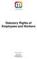 Statutory Rights of Employees and Workers