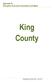 Appendix B Disruption Scenarios Information and Maps. King County