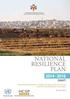 CONTENTS. National Resilience Plan