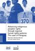 Advancing indigenous peoples rights through regional human rights systems: The case of Paraguay