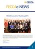 FECCAe-NEWS. 5 Issue. FECCA Executive Meeting 2016 IN THIS ISSUE: