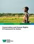 Julie Larsen Maher WCS. Conservation and Human Rights: A Framework for Action