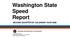 Washington State Speed Report