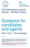 Guidance for candidates and agents