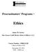 Procrastinators Programs SM. Ethics. James M. Garner Sher Garner Cahill Richter Klein & Hilbert, L.L.C.