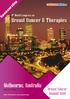 Melbourne, Australia. Breast Cancer Summit th World Congress on Breast Cancer & Therapies. July 16-17, 2018