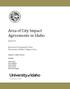 Area of City Impact Agreements in Idaho