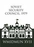 Letter from the Director. security council, 1979