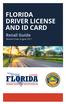FLORIDA DRIVER LICENSE AND ID CARD
