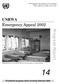 UNRWA Emergency Appeal 2002 Progress Report