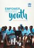 EMPOWER REFUGEE. youth YOUTH EDUCATION PROGRAMME