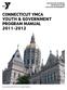 CONNECTICUT YMCA YOUTH & GOVERNMENT PROGRAM MANUAL