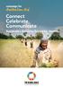 Connect Celebrate Communicate. Sustainable Economy Supporter Journey