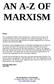 AN A-Z OF MARXISM. Preface