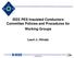IEEE PES Insulated Conductors Committee Policies and Procedures for Working Groups Lauri J. Hiivala