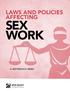 LAWS AND POLICIES AFFECTING SEX WORK
