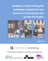 SAFE AND. Guidance on determining the suitability of applicants and licensees in the hackney and private hire trades SUITABLE?