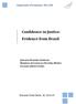 Confidence in Justice: Evidence from Brazil