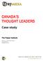 CANADA S THOUGHT LEADERS