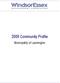 2009 Community Profile. Municipality of Leamington