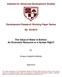 Institute for Advanced Development Studies. Development Research Working Paper Series. No. 03/2010