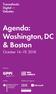 Agenda: Washington, DC & Boston
