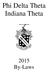 Phi Delta Theta Indiana Theta By-Laws