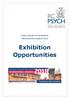 Royal College of Psychiatrists International Congress Exhibition Opportunities