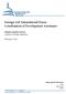 Foreign Aid: International Donor Coordination of Development Assistance