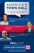AMERICA S TOWN HALL. Gold Star father and author Khizr Khan on the Constitution and his family s pursuit of the American dream OCTOBER 25