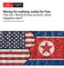 Money for nothing, nukes for free The US North Korea summit: what happens next? A report by The Economist Intelligence Unit