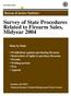 Survey of State Procedures Related to Firearm Sales, Midyear 2004