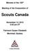Minutes of the 105 th. Meeting of the Corporation of. Scouts Canada. November 14, :00 pm ET. Fairmont Queen Elizabeth Montreal, Quebec