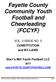 Fayette County Community Youth Football and Cheerleading (FCCYF)