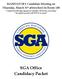 SGA Office Candidacy Packet