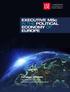 EXECUTIVE MSc IN THE POLITICAL ECONOMY OF EUROPE