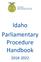 Idaho Parliamentary Procedure Handbook