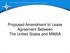 Proposed Amendment to Lease Agreement Between The United States and MWAA