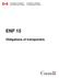 ENF 15. Obligations of transporters