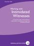 Intimidated Witnesses