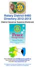 Rotary District 6460 Directory