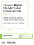 Human Rights Standards for Conservation