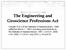 The Engineering and Geoscience Professions Act