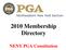 2010 Membership Directory. NENY PGA Constitution