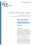 WiSE Working Paper. Series No.5 December Public Procurement & the Public Sector Equality Duty: Equality Sensitive Tendering in Scotland.