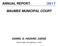 ANNUAL REPORT 2017 MAUMEE MUNICIPAL COURT DANIEL G. HAZARD, JUDGE