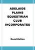 ADELAIDE PLAINS EQUESTRIAN CLUB INCORPORATED