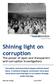 Shining light on corruption The power of open and transparent anti-corruption investigations